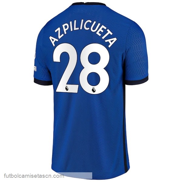 Camiseta Chelsea NO.28 Azpilicueta 1ª 2020/21 Azul
